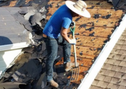 Scraping the decking