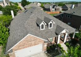Hudson Oaks finished roof aerial view