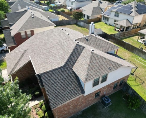 Burleson roof side view