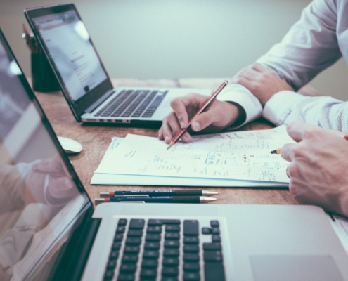 Brainstorming over paper