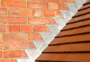 Roof flashing repairs new tiles and lead flashing